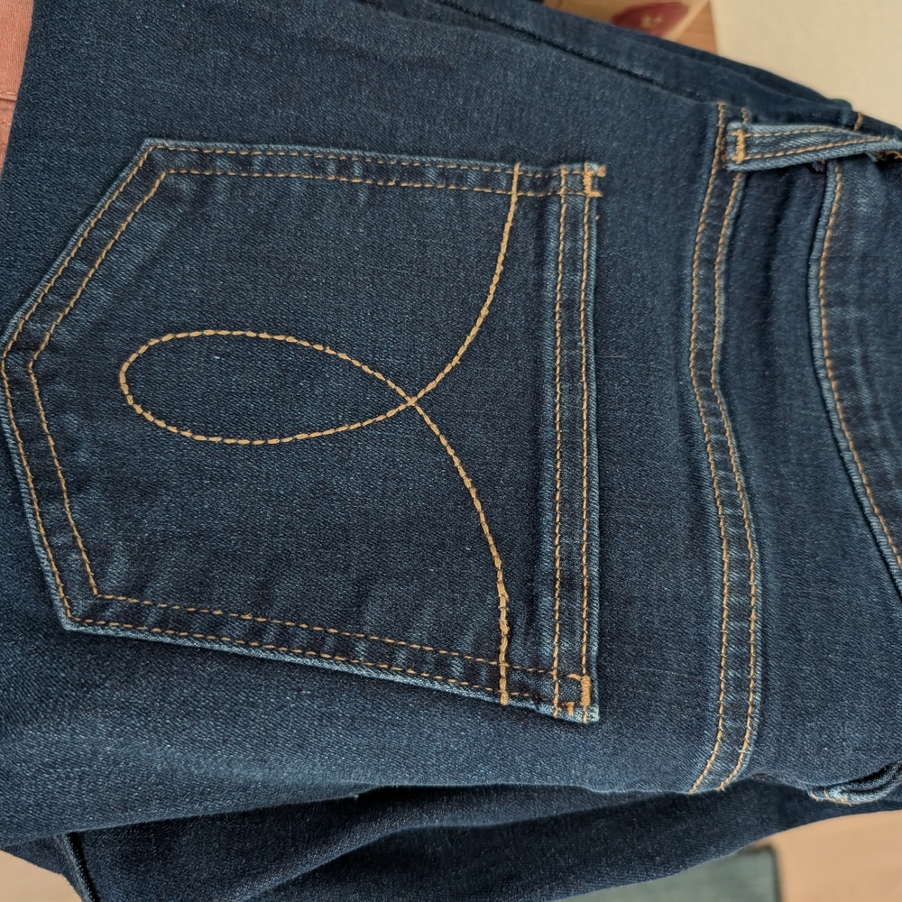 Calvin Klein Dark Blue Denim Jeans - Picture 6 of 6